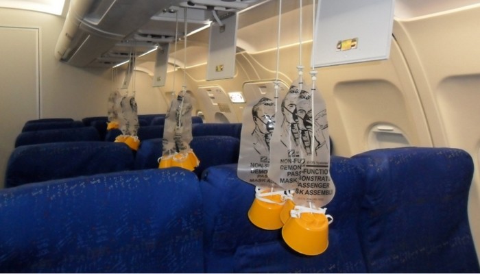 Oxygen masks for aircraft passengers