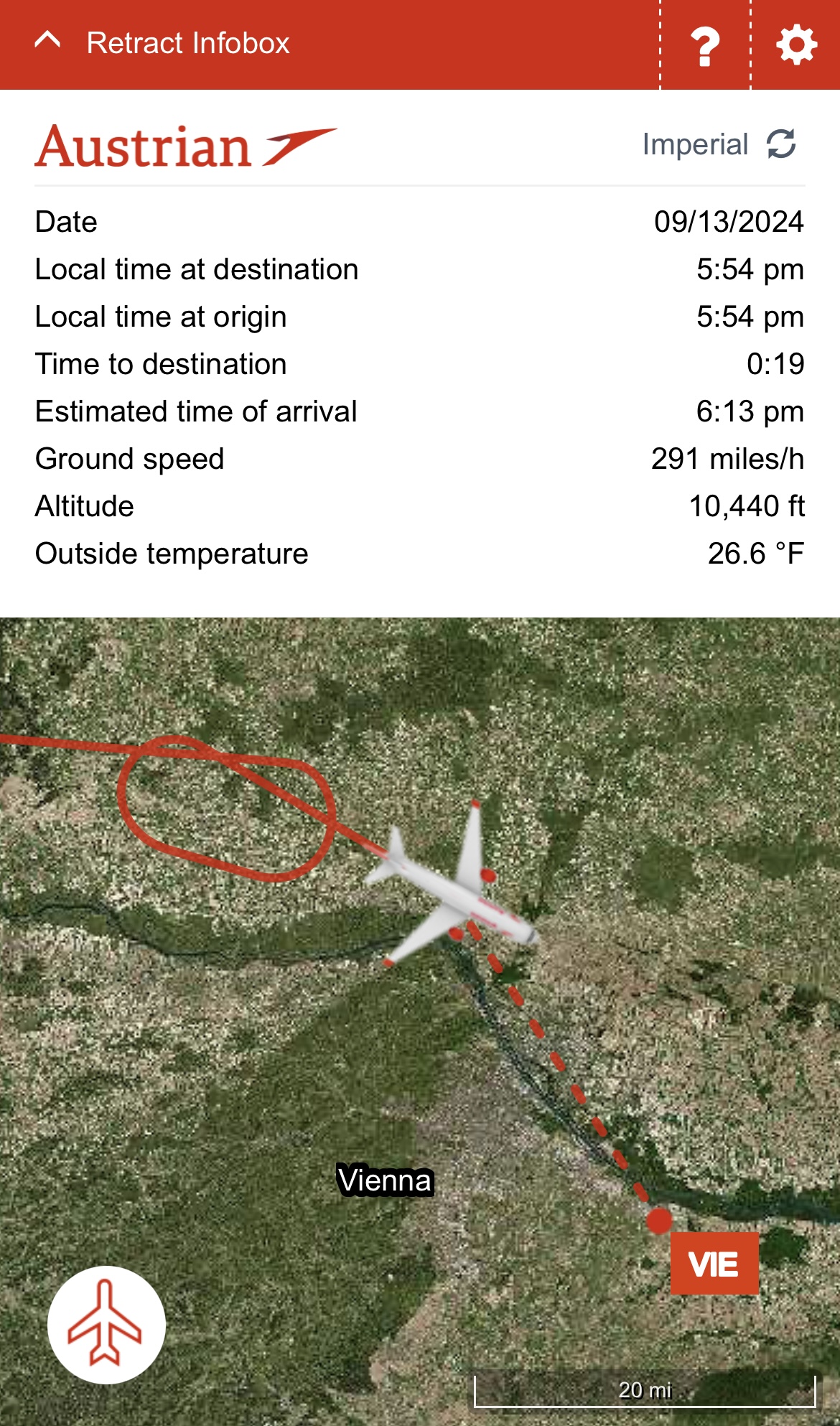 Flying in and out of Vienna during Storm Boris – Pretty Unspectacular